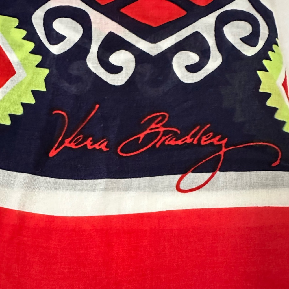 Vera Bradley Large Patterned Scarf - Picture 2 of 7